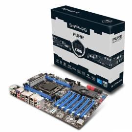 MB Sapphire PURE schwarz X79N - LGA2011, XF, 6 PCIe, U3, S3, BT, ATX MB