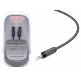 Kabel Belkin AV grau 3,5 mm/3,5 mm Klinkenbuchse Stereo, 1m