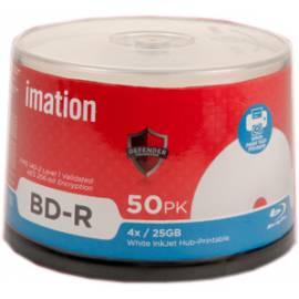 Bedienungsanleitung für Festplatte Imation BD-R SL Verteidiger 25 GB 4 x Printable 50-Kuchen - Wh
