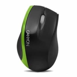 Mouse optisch, 800 dpi, CANYON 3tl + Rad, USB 2.0, schwarz-grün, neu verpacken