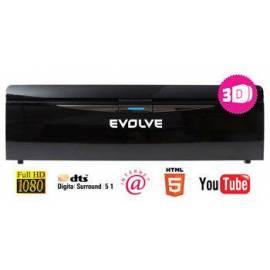 multimediale Centrum EVOLVE Infinity (3D/HDMI 1.4/HTML 5/ Internet/YouTube/1080p/MKV / 1GB LAN/SDHC/USB-3.0/Dolby/DTS/DLNA)