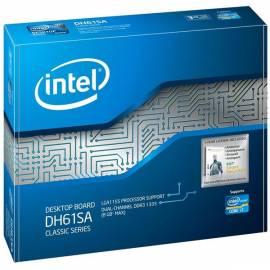 MB Intel DH61SA, H61, DDR3-1333, 2xSATA2, GBLAN, VGA, mATX, BOX