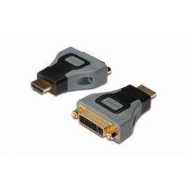 DIGITUS Adapter Adapter HDMI Male/DVI und (24 + 5) Weibchen, schwarz/grau