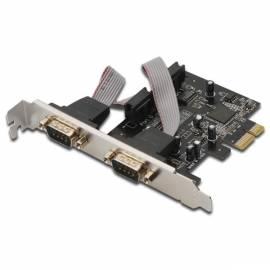 Bedienungsanleitung für Zubehör Digitus PCI Express x 1 2xserial Port + Low-profile