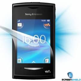 Screenshield an die Display-Schutzfolie für Sony Ericsson hospedandome W150 Gebrauchsanweisung