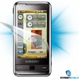 Bedienungsanleitung für Schutzfolie Screenshield am Bildschirm für ein Samsung Omnia (i900)