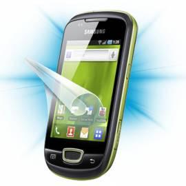 Benutzerhandbuch für Schutzfolie Screenshield am Bildschirm für ein Samsung Galaxy Mini (S5570)