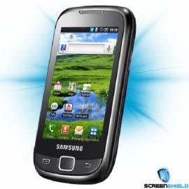 Bedienungshandbuch Schutzfolie Screenshield auf dem Display für Samsung Galaxy 551 (i5510)