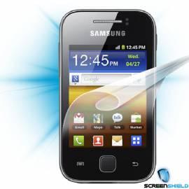 Screenshield an die Display-Schutzfolie für Samsung Galaxy s (S5360) Bedienungsanleitung