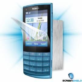 Handbuch für Schutzfolie Screenshield Bildschirm + Carbon skin (Silber) für Nokia X 3-02