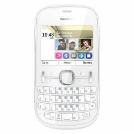 Handy Nokia-Asha-200 weiß