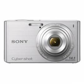 Bedienungsanleitung für Kamera Sony DSC-W610, Silber