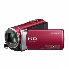 Camcorder Sony HDR CX210E FullHD, red Bedienungsanleitung