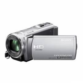 Handbuch für Videokamera Sony HDR-CX210E full-HD, Silber