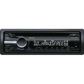 Bedienungsanleitung für Auto Radio Sony MEX-BT3000U, CD/MP3, Bluetooth
