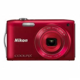 PDF-Handbuch downloadenKamera Nikon Coolpix S3300 rot