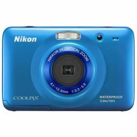 Benutzerhandbuch für Kamera Nikon Coolpix S30 blau