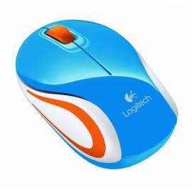 Maus Logitech Wireless Mini M187 blau