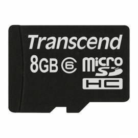 Bedienungshandbuch Speicherkarte Transcend McroSDHC 8GB Class 6