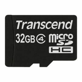 Datasheet Speicher-Generation Transcend 32 GB Class4 McroSDHC