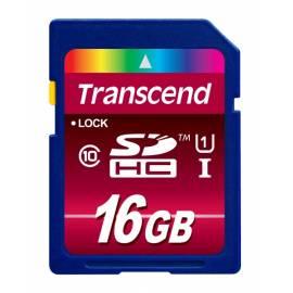 Speicherkarte Transcend SDHC 16GB Class10 Bedienungsanleitung