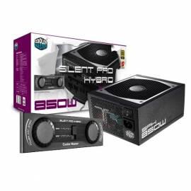 Zdroj CoolerMaster Silent Pro Hybrid Gold 850W voll modulare PFC v2. 3, 13, 5cm Lüfter