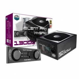 Zdroj CoolerMaster Silent Pro Hybrid Gold 1300W voll modulare PFC v2. 3, 13, 5cm Lüfter