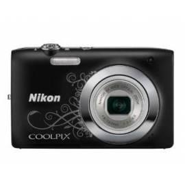 Benutzerhandbuch für Digitalkamera Nikon Coolpix S2600 Lineart schwarz