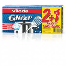 Vlies Vileda Glitzi Crystal 2 + 1 Stück (100642)