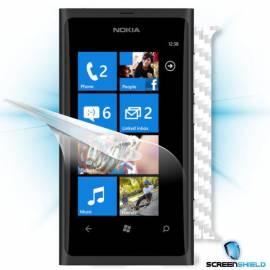 PDF-Handbuch downloadenSchutzfolie Screenshield Bildschirm + Carbon skin (weiss) für Nokia Lumia 800