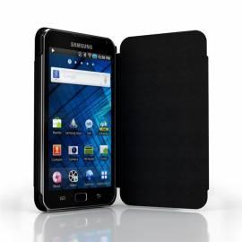 Handbuch für Tasche (Buch Cover) Samsung YA-C1C7 für Galaxy S WiFi 5.0 (MID) YP-G70, Tagebuch schwarz