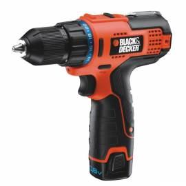 Bohren-Maschine Aku Black & Decker HPL106K