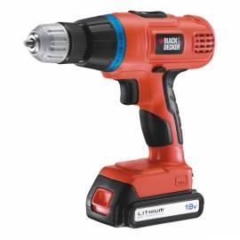 Bohren-Maschine Aku Black & Decker EPL188K