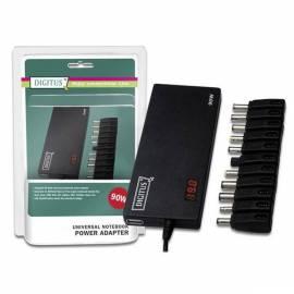 Universal Netzteil für Notebooks Digitus 90W, 11-Steckverbinder, Slim