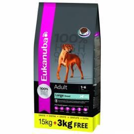 Granulat Eukanuba Adult große 15 kg + 3 kg ZDARMA (1743-229917)