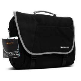 Laptop-Rucksack-CANYON Messenger schwarz mit grauen trim, auf Laptops bis 16  