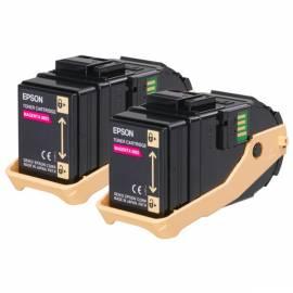 Toner Epson S050607 C9300 (2 x 7500 Seiten) Doppelpack magenta Bedienungsanleitung