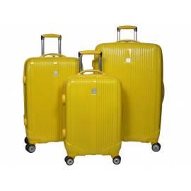 Reisetaschen-set CYCLONE Hart T-505/3 PC-gelb