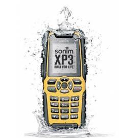 Sonim XP3 Enduro Mobiltelefone gelb