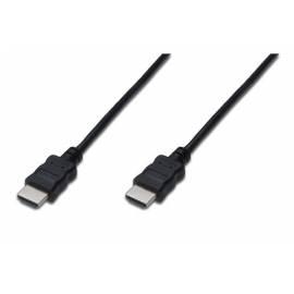 Kabel HDMI/Digitus und Zusammenschaltung, 0, 5 m, Geschirmtes Kabel AWG30, 2 X, schwarz