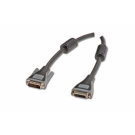 Kabel Verlängerung Kabel DVI-D (24 + 1)-DualLink Digitus Premium, 2 X Ferrit, 5 m
