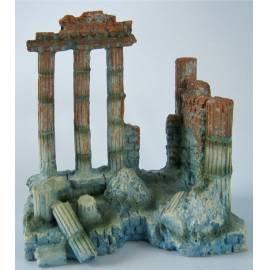 Dekoration Orbit römische Säulen des Mediums, blau
