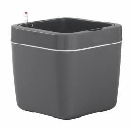 Emsa Mybox Blumentopf bereit-Deco-35 x 35 x 34 cm Granit/weiß/grün/weiß/grün