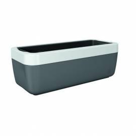 Blumentopf Emsa Mybox bereit 75 X 22 X 18 cm weiß/Granit weiß