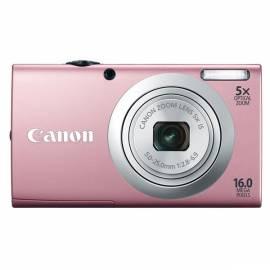 Kamera Canon PowerShot A2400 IS Rosa Gebrauchsanweisung