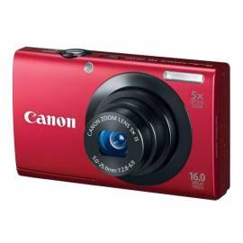 Handbuch für Kamera Canon PowerShot A3400 ist rot