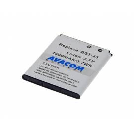 Akku Sony Ericsson U100, Elm Li-Ion 3, 7V 1000mAh (Ersatz BST-43) Bedienungsanleitung