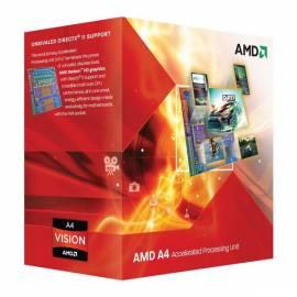 CPU AMD A4-3400 2core Box (2, 7GHz, 3MB) Ausgabe