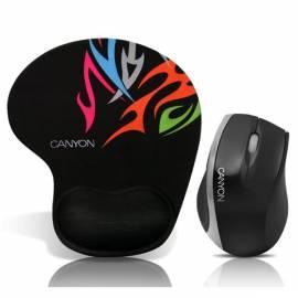 Mouse optisch, 800 dpi, CANYON 3tl + Rad, USB 2.0, schwarz-silber + Waschmaschine