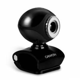 Webcamera CANYON WCAM01B schwarz, 1.3mpx, Eco-Green Serie